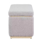 Pouf de rangement rectangulaire Lucinda - Linon