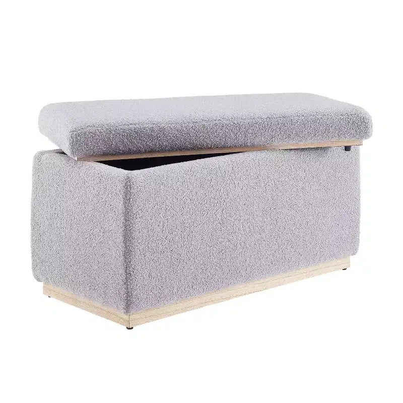 Pouf de rangement rectangulaire Lucinda - Linon