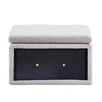Pouf de rangement rectangulaire Lucinda - Linon