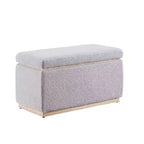 Pouf de rangement rectangulaire Lucinda - Linon
