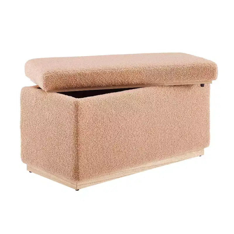 Pouf de rangement rectangulaire Lucinda - Linon