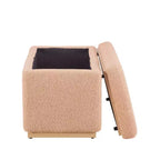 Pouf de rangement rectangulaire Lucinda - Linon