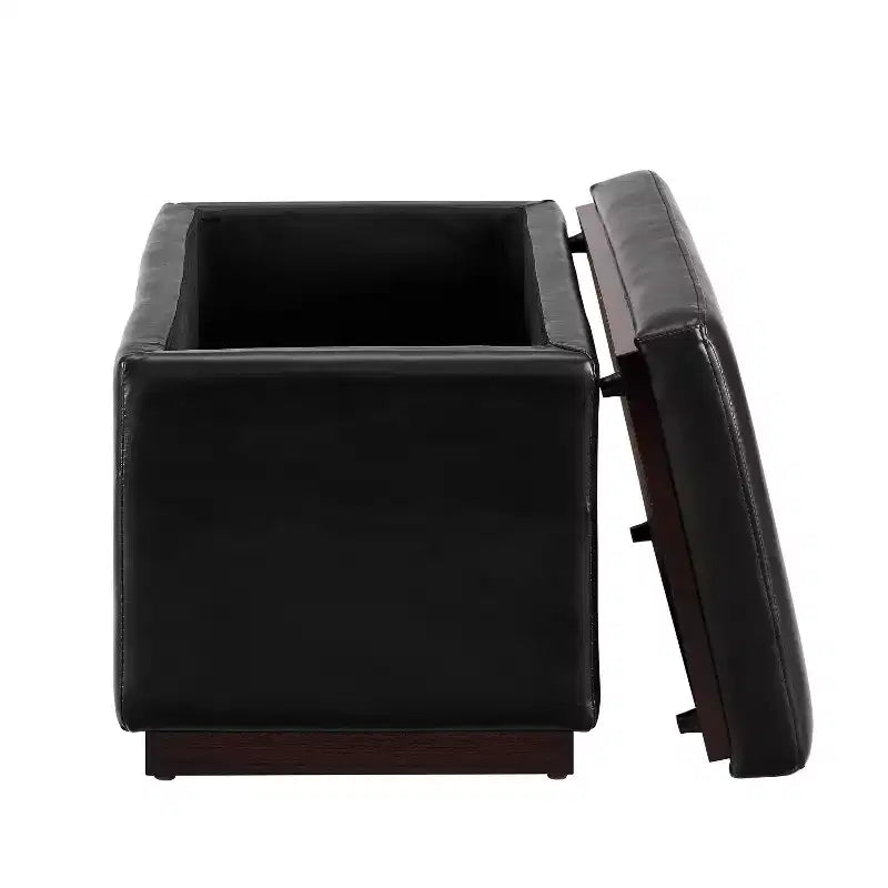 Pouf de rangement rectangulaire Lucinda - Linon