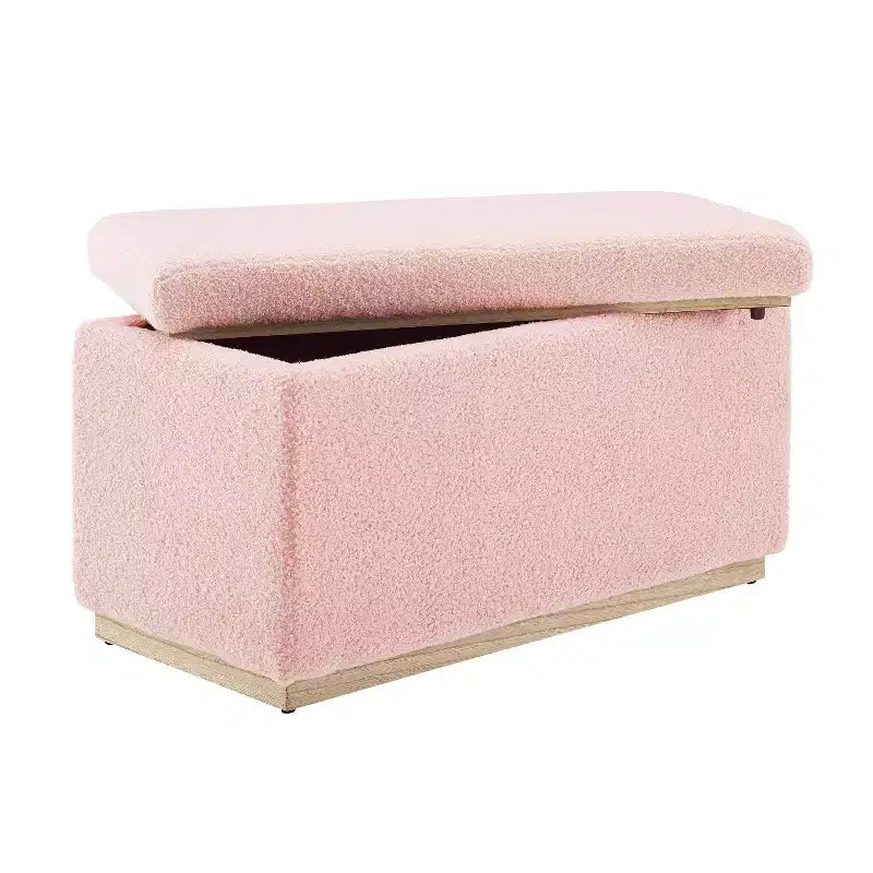 Pouf de rangement rectangulaire Lucinda - Linon