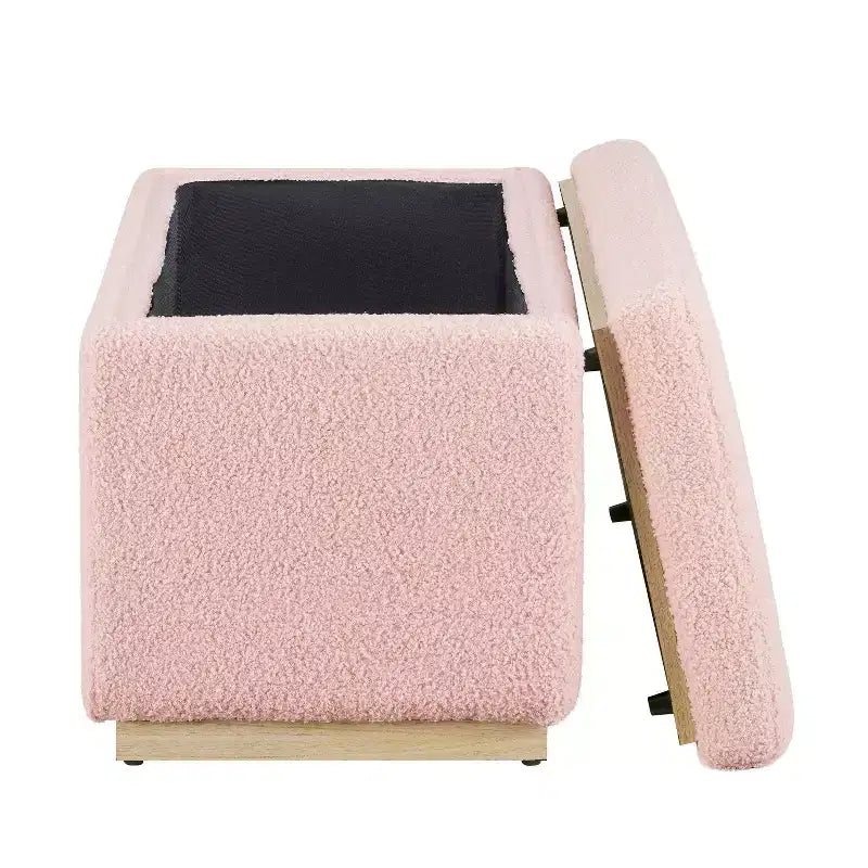 Pouf de rangement rectangulaire Lucinda - Linon