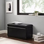 Pouf de rangement rectangulaire Lucinda - Linon