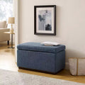 Pouf de rangement rectangulaire Lucinda - Linon