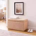 Pouf de rangement rectangulaire Lucinda - Linon