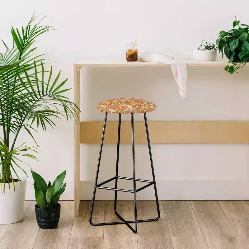 Tabouret de bar à motif floral Sundry Society - Deny Designs