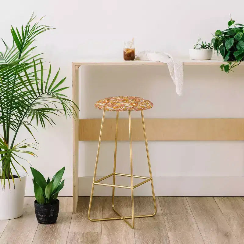 Tabouret de bar à motif floral Sundry Society - Deny Designs
