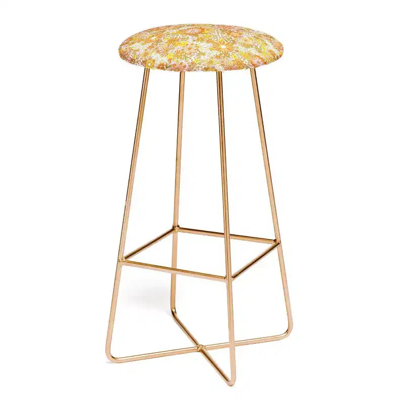 Tabouret de bar à motif floral Sundry Society - Deny Designs