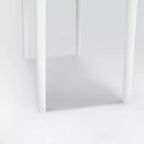 La Console Meno 36 Rectangulaire en Marbre Blanc de Carrare Italien, Collection Bianco