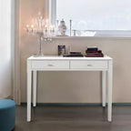 La Console Meno 36 Rectangulaire en Marbre Blanc de Carrare Italien, Collection Bianco