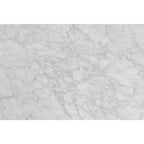 Table basse carrée Vezzana 31 de la collection Bianco en marbre blanc de Carrare italien