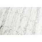 Table basse carrée Vezzana 31 de la collection Bianco en marbre blanc de Carrare italien