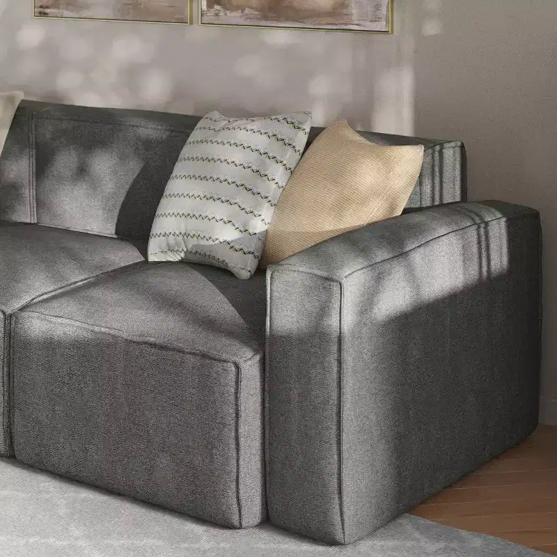 Flash Furniture Bridgetown, canapé sectionnel modulaire de luxe, côté droit avec accoudoir