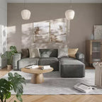 Flash Furniture Bridgetown, canapé sectionnel modulaire de luxe, côté droit avec accoudoir