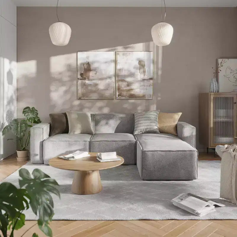 Flash Furniture Bridgetown, canapé sectionnel modulaire de luxe, côté droit avec accoudoir