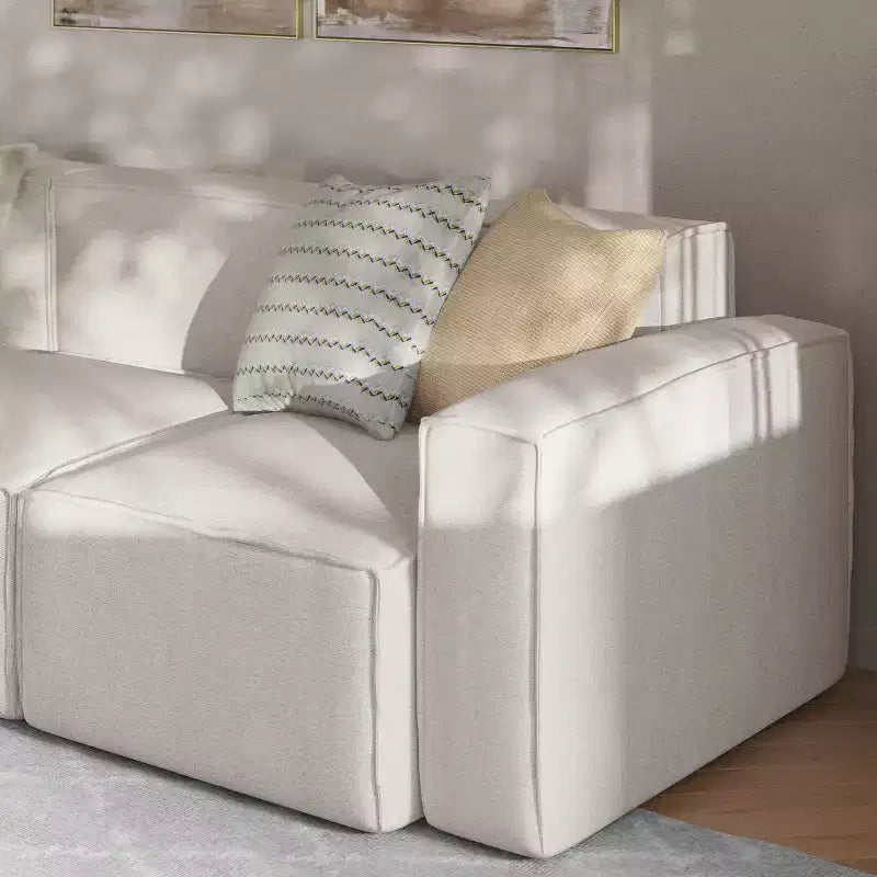 Flash Furniture Bridgetown, canapé sectionnel modulaire de luxe, côté droit avec accoudoir