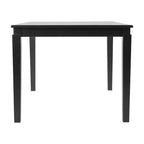 Flash Furniture Henry Table à manger en bois massif, rectangulaire et robuste de qualité commerciale pour 4 personnes