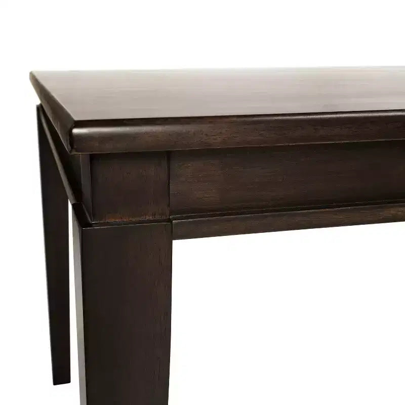 Flash Furniture Henry Table à manger en bois massif, rectangulaire et robuste de qualité commerciale pour 4 personnes