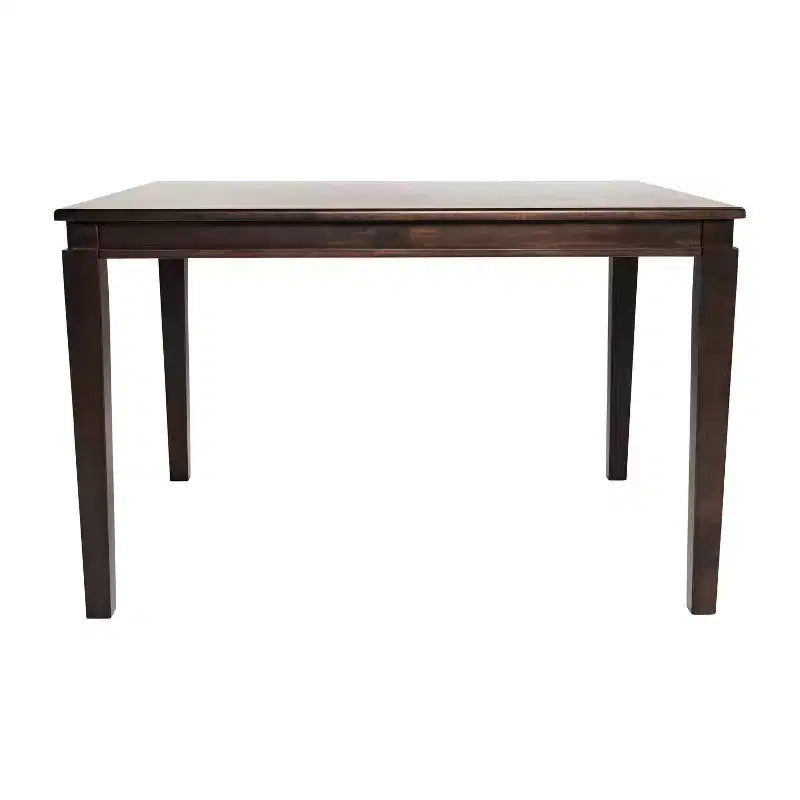 Flash Furniture Henry Table à manger en bois massif, rectangulaire et robuste de qualité commerciale pour 4 personnes
