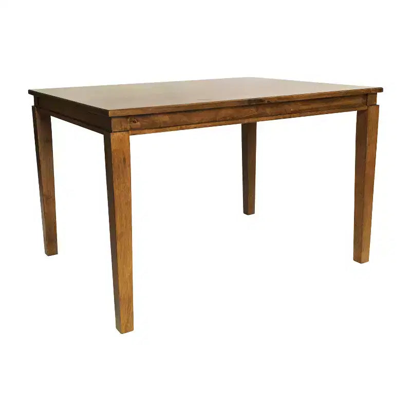 Flash Furniture Henry Table à manger en bois massif, rectangulaire et robuste de qualité commerciale pour 4 personnes