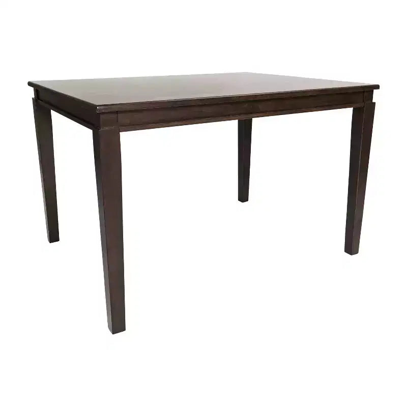 Flash Furniture Henry Table à manger en bois massif, rectangulaire et robuste de qualité commerciale pour 4 personnes