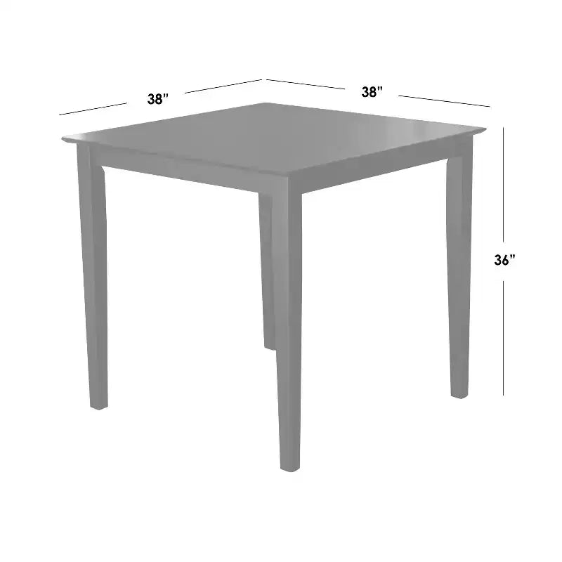 Table de salle à manger carrée à hauteur de comptoir Buylateral