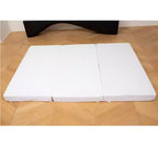 Matelas pliant en 4 de Cheer Collection avec 1 mousse à mémoire de forme infusée de gel