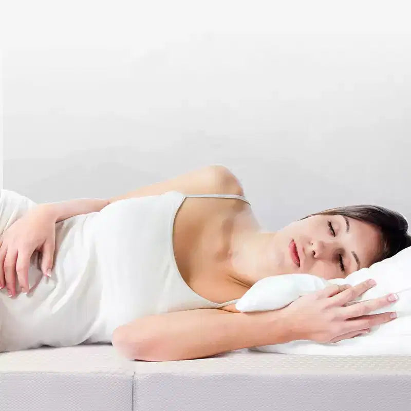 Matelas pliant en 4 de Cheer Collection avec 1 mousse à mémoire de forme infusée de gel