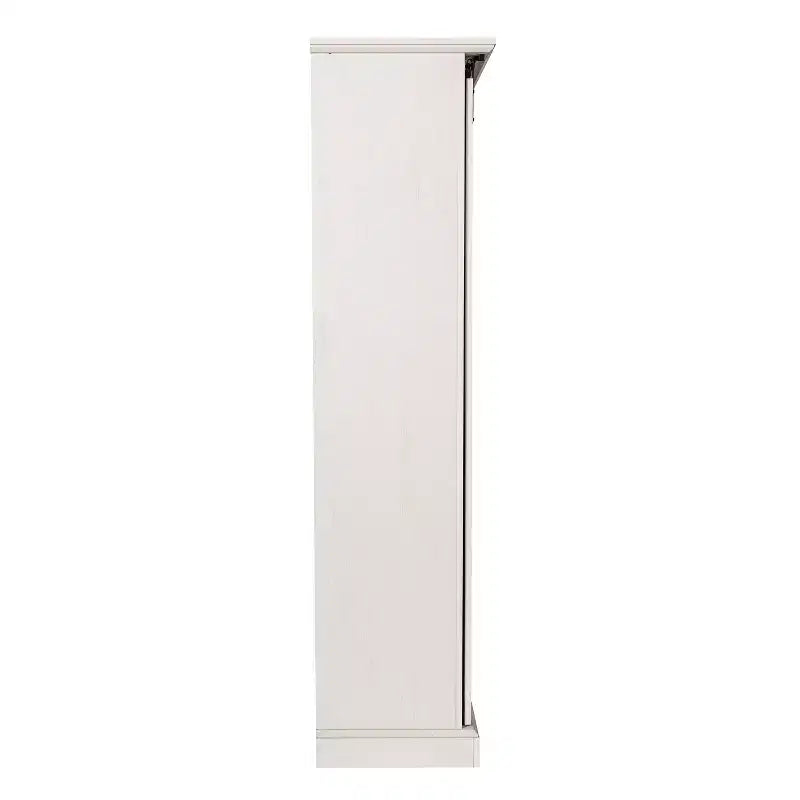 Flash Furniture Harrison Armoire/bibliothèque rustique de style campagnard avec porte de grange coulissante et étagères réglables