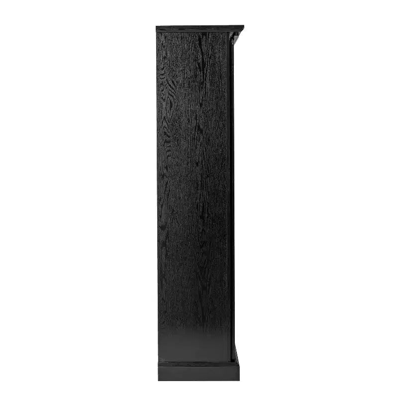 Flash Furniture Harrison Armoire/bibliothèque rustique de style campagnard avec porte de grange coulissante et étagères réglables