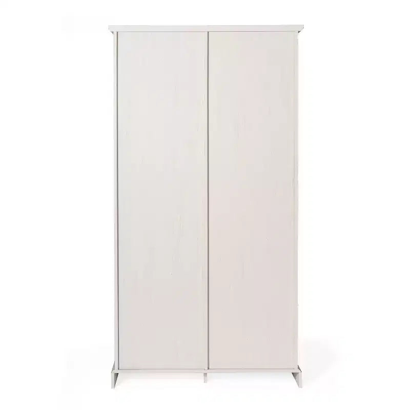 Flash Furniture Harrison Armoire/bibliothèque rustique de style campagnard avec porte de grange coulissante et étagères réglables