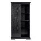 Flash Furniture Harrison Armoire/bibliothèque rustique de style campagnard avec porte de grange coulissante et étagères réglables