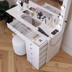 Coiffeuse maquillage éclairée Emmy - Boahaus