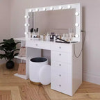 Coiffeuse maquillage éclairée Emmy - Boahaus