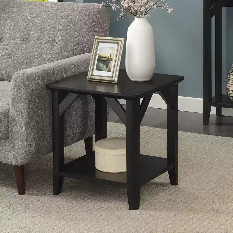 Table d'appoint Winston avec étagère - Breighton Home