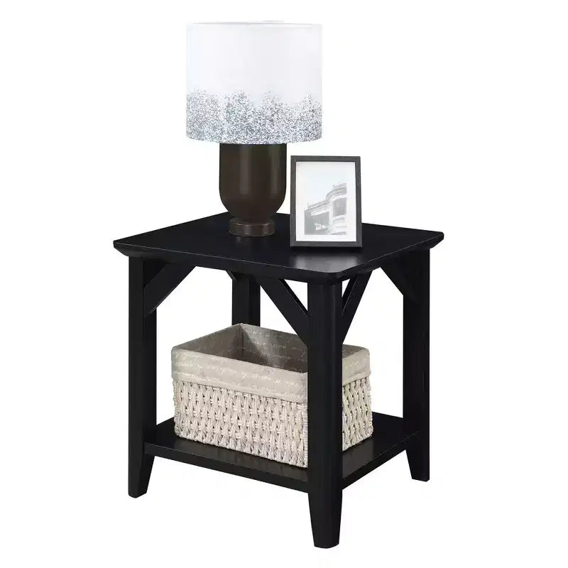 Table d'appoint Winston avec étagère - Breighton Home