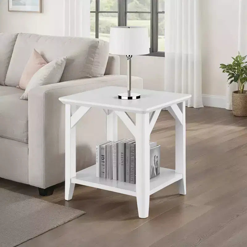 Table d'appoint Winston avec étagère - Breighton Home