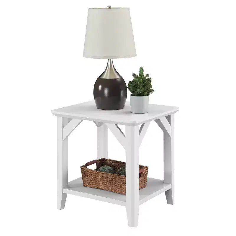 Table d'appoint Winston avec étagère - Breighton Home