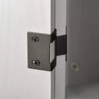 HOMCOM Bureau d'ordinateur de style ferme avec huche et armoire, Bureau de télétravail avec rangement, pour l'étude