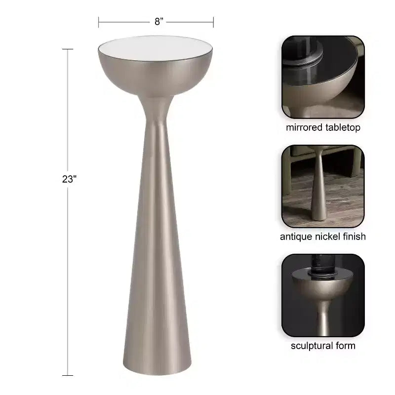 Table d'appoint miroir Chandon de Kate and Laurel