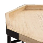 Table d'appoint octogonale en bois Kate and Laurel Occonor, 15x15x24, Naturel