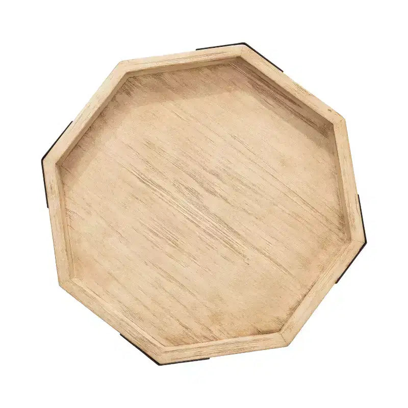 Table d'appoint octogonale en bois Kate and Laurel Occonor, 15x15x24, Naturel