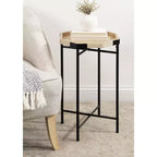 Table d'appoint octogonale en bois Kate and Laurel Occonor, 15x15x24, Naturel