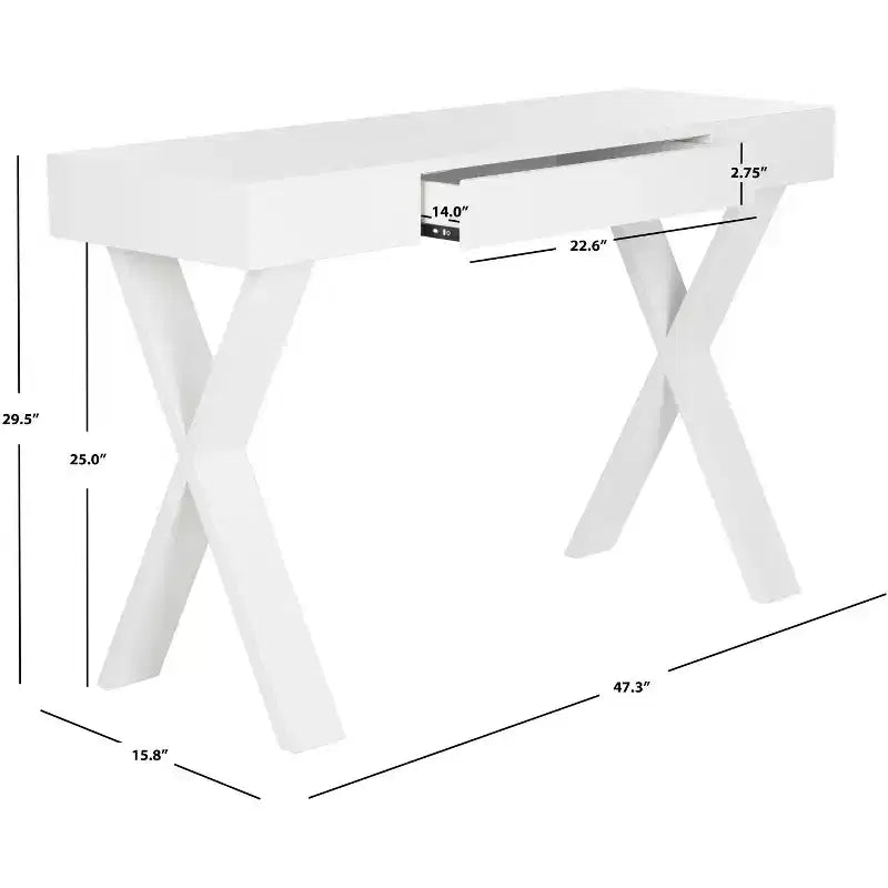 Bureau Harris - FOX4238 - Blanc - Safavieh Couture