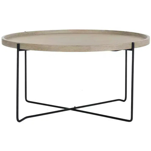 Auden Accent Table - FOX4254A - Beige - Safavieh Couture