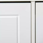 HOMCOM Banc à chaussures moderne pour entrée, organiseur de rangement avec coussin, 2 tiroirs, étagère réglable, contient 8 paires
