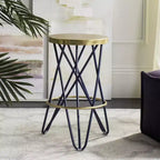 Tabouret de comptoir Lorna Gold Leaf - FOX3255 - Safavieh Couture